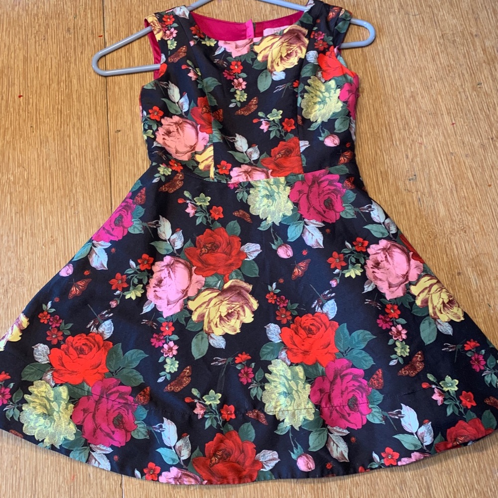 Ted Baker floral dress. Size 7
